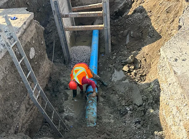 Sewer Pipe Burst Replacement in Niagara Falls, ON