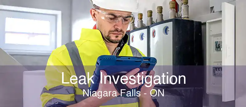 Leak Investigation Niagara Falls - ON