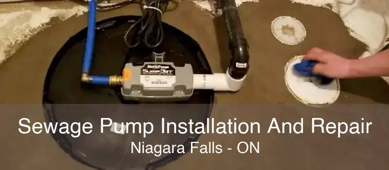 Sewage Pump Installation And Repair Niagara Falls - ON